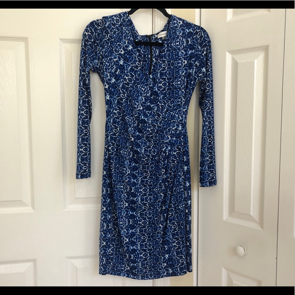 Long sleeve dress.
